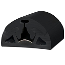 TESSILMARE BINO65 Профиль ПВХ / черный / пометровый