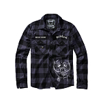Brandit 61005-28-M Рубашка с длинным рукавом Motörhead Серый Black / Grey M