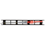 Lineaeffe 7856220/12 46205 Keta Rig Крюк Черный  Multicolor 12 