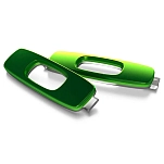 Oakley AOO9101GL-600 Batwolf Замена значка 2 единицы Green