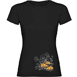 Kruskis 11502309mk023 Женская футболка с коротким рукавом Clownfish Black 30x25x2