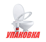 Унитаз электрический Regular 02, 12 В, SeaFlo (упаковка из 4 шт.) SFMTE102R_pkg_4