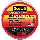 Купить Лента 3M Scotch 35 10810 20,1м 19x0,178мм электроизоляционная из красного ПВХ 7ft.ru в интернет магазине Семь Футов