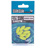 ZunZun 064215 Bobber Oval Competición Пробки Желтый Yellow 1 