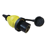 Ratio electric 608750 16A Женский удлинитель  Yellow / Black 2.5 mm2