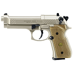Beretta 103-4190003 M92FS Co2 Пистолет Для Страйкбола Серебристый Nickel Wood 4.5 mm Hunt