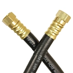Jr products 342-0731595 LP 91.4 cm Шланг подачи газа из термопластика Bronze / Black 3/8´´