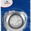 Ceiling light SS ring 6 LEDs blue, 13.179.53