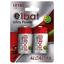 Купить Elbat EB0322 LR14C Щелочная батарея 2 единицы Multicolor 7ft.ru в интернет магазине Семь Футов