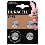 Duracell 902883775 батарейка-таблетка CR2025 3V 4 Единицы Silver