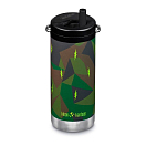 Купить Klean kanteen 1008311 TKWide 12oz Термобаллон с закручивающейся крышкой Зеленый Electric Camo 7ft.ru в интернет магазине Семь Футов