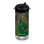 Klean kanteen 1008311 TKWide 12oz Термобаллон с закручивающейся крышкой Зеленый Electric Camo