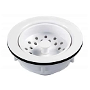 Купить Jr products 342-95275 Поп-ап фильтр-заглушка Серебристый White 7ft.ru в интернет магазине Семь Футов