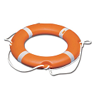 Купить Круг спасательный из полиэтилена TREM Omologato Med 75 x 45 см 4 кг 7ft.ru в интернет магазине Семь Футов