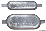 Oval anode w/insert 300x80x40 mm, 43.907.07