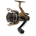 Lineaeffe 1289316 Vigor Hide Free Spool Катушка Для Рыбалки На Карпа Зеленый Camo 60 