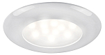 SOLE recessed LED ceiling light white switch, Osculati 13.877.81