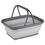 Kampa 9120001402 Средняя складная чаша для мытья посуды Серебристый Grey