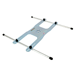 Pike n bass 240560 Seat Base For Boat Белая  Silver