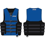 Seachoice 50-85370 Спасательный жилет Type III 4-Belt Ski Blue 61x51x10 4XL-5XL