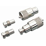 Seadog line 354-3299011 Мужской коаксиальный UHF-разъем PL-259/UG175U Серебристый Grey
