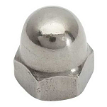 Euromarine 700007-UNIT A4 DIN 1587 4 mm Глухая гайка Серебристый Silver