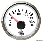 Oil temperature gauge 50/150° white/glossy, 27.322.09