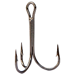 Mustad 3551-BN-18-336 336 Тройной Крючок Золотистый Black Nickel 18