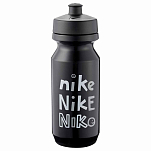 Nike N000004307322 Big Mouth 2.0 Graphic 710ml бутылка Бесцветный Black / Black / Light Smoke Grey