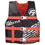 Full throttle 116-11220010500222 детский спасательный жилет Nylon Pink 24-39 kg