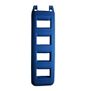 Купить Majoni 186367 Ladder 4 Steps Голубой  Blue 250 x 120 x 950 mm  7ft.ru в интернет магазине Семь Футов