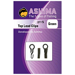 Ashima fishing ASTLC Top Свинцовые зажимы  Black