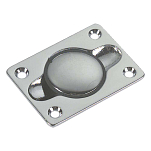 Foresti & suardi 5050165 Ручка из хромированной латуни Silver 65 x 48 mm 