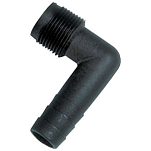 Forespar 108-901003 Pipe To Hose Локоть Черный  1-1/4´´ 
