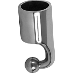 Taco metals 236-F110180S1 Шаровая головка с верхней крышкой 90º Серебристый Silver