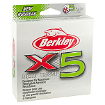 Berkley 1486727 Икс 300 M 5 300 M Зеленый  Low-Vis Green 0.200 mm 