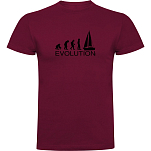 Kruskis CA655001116S133 Футболка с коротким рукавом Evolution Sail Красный Dark Red S