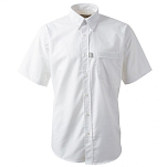 Gill 160S-WHI01-XXL Рубашка с коротким рукавом Oxford Белая White 2XL