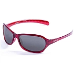 Ocean sunglasses 17500.4 поляризованные солнцезащитные очки Virginia Beach Shiny Red 25x12x10 Smoke / CAT3