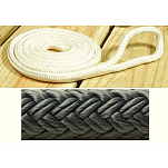 Seachoice 50-40971 Fender Line 100 9 mm Double Braided Nylon Rope Голубой Navy 1.8 m 