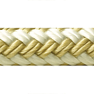 Купить Seachoice 50-40011 Dock Line 9.5 mm Double Braided Nylon Rope Белая Gold / White 4.6 m  7ft.ru в интернет магазине Семь Футов
