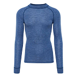 Thermowave ACTI411-680-L Базовый слой с длинным рукавом Merino Warm Active Голубой Navy Melange L