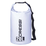 Cressi BUA928320 Сухой мешок из ПВХ 20L Белая  White 20 L 