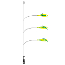 Купить SPRO 004740-00482-00000-00 Salt Рыболовное Перо Золотистый Green Yellow 2 7ft.ru в интернет магазине Семь Футов