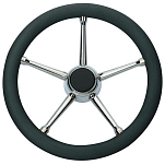 Рулевое колесо Savoretti Armando T17B\35 Ø350мм 19мм 5 спиц из нержавеющей стали с ободом из пенополиуретана