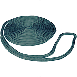 Seachoice 50-39691 Dock Line 9.5 mm Double Braided Nylon Rope Серый Forest Green 6 m 