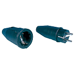 Talamex 14504005 Резиновая заглушка заземления Голубой Black