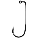 Купить Gamakatsu 147606-00100-00000-00 Jig 90 Крючки С Одним Глазком Черный Black 1/0  7ft.ru в интернет магазине Семь Футов