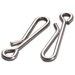 Mustad 09953-L-N10 Quick Link Скрепки Для Бумаг Серебристый Grey L 