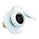Jr products 342-62145 Фланец для воды из пластика PT 1/2 M Бесцветный White